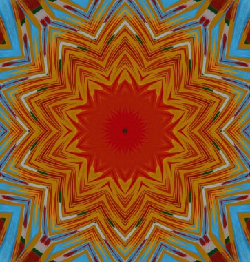 Kaleydoskop geçmişi. Çoklu renkli doku çizimi.