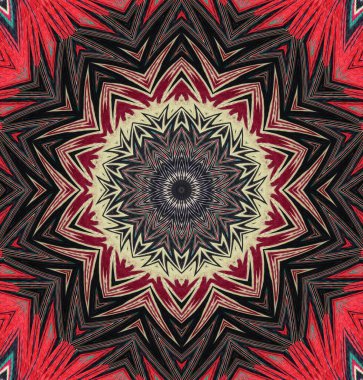 Kaleydoskop geçmişi. Çoklu renkli doku çizimi.