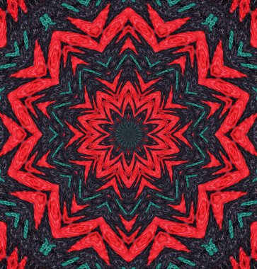 Kaleydoskop geçmişi. Çoklu renkli doku çizimi.