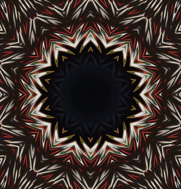 Kaleydoskop geçmişi. Çoklu renkli doku çizimi.