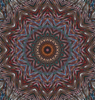 Kaleydoskop geçmişi. Çoklu renkli doku çizimi.
