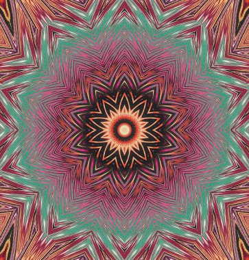 Kaleydoskop geçmişi. Çoklu renkli doku çizimi.