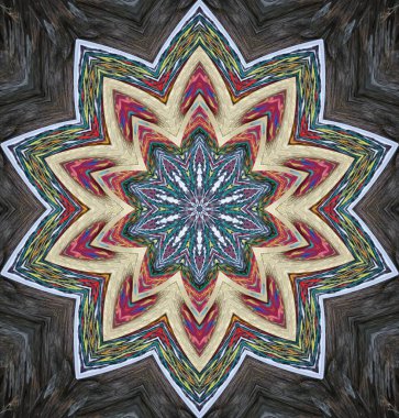 Kaleydoskop geçmişi. Çoklu renkli doku çizimi.