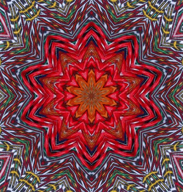 Kaleydoskop geçmişi. Çoklu renkli doku çizimi.