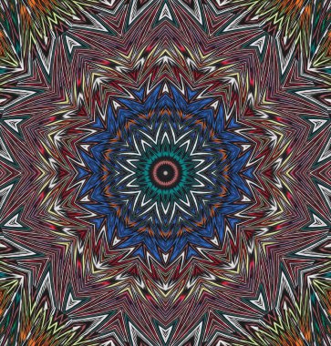 Kaleydoskop geçmişi. Çoklu renkli doku çizimi.