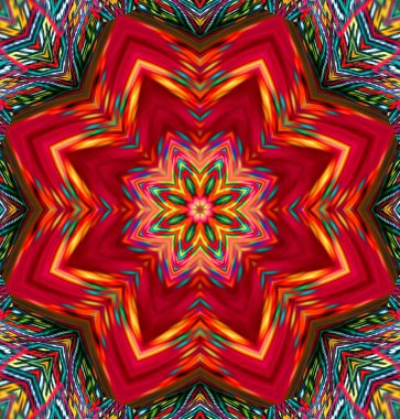 Kaleydoskop geçmişi. Çoklu renkli doku çizimi.