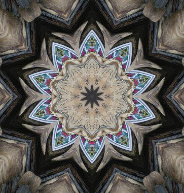 Kaleydoskop geçmişi. Çoklu renkli doku çizimi.