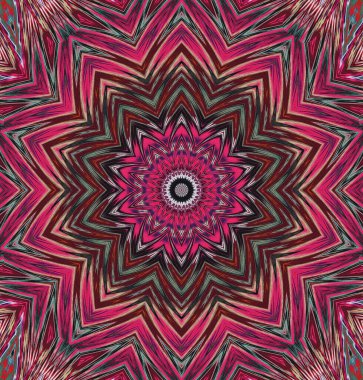 Kaleydoskop geçmişi. Çoklu renkli doku çizimi.