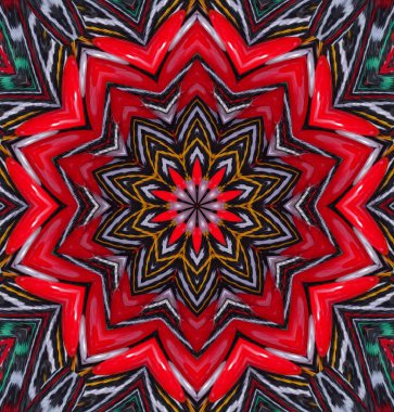 Kaleydoskop geçmişi. Çoklu renkli doku çizimi.