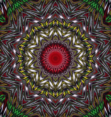 Kaleydoskop geçmişi. Çoklu renkli doku çizimi.