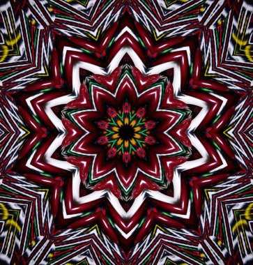 Kaleydoskop geçmişi. Çoklu renkli doku çizimi.