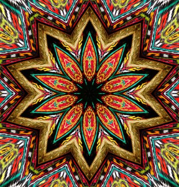 Kaleydoskop geçmişi. Çoklu renkli doku çizimi.