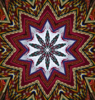 Kaleydoskop geçmişi. Çoklu renkli doku çizimi.