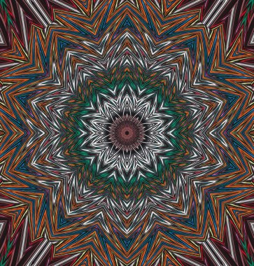 Kaleydoskop geçmişi. Çoklu renkli doku çizimi.