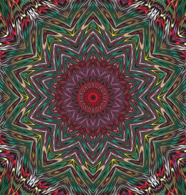 Kaleydoskop geçmişi. Çoklu renkli doku çizimi.