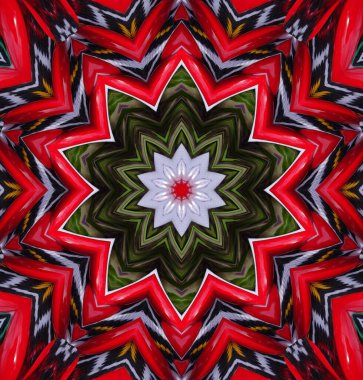 Kaleydoskop geçmişi. Çoklu renkli doku çizimi.