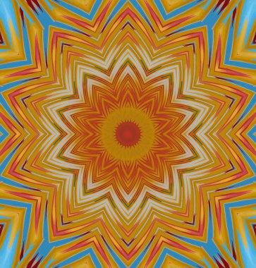 Kaleydoskop geçmişi. Çoklu renkli doku çizimi.