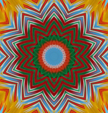 Kaleydoskop geçmişi. Çoklu renkli doku çizimi.