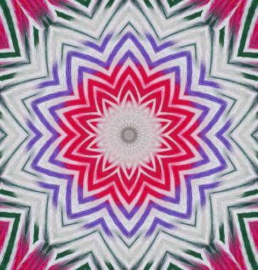 Kaleydoskop geçmişi. Çoklu renkli doku çizimi.