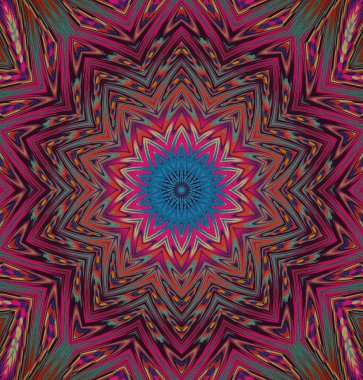 Kaleydoskop geçmişi. Çoklu renkli doku çizimi.