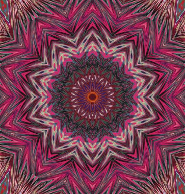 Kaleydoskop geçmişi. Çoklu renkli doku çizimi.