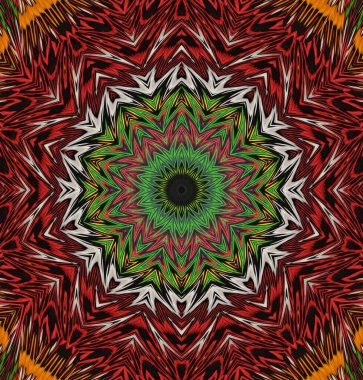 Kaleydoskop geçmişi. Çoklu renkli doku çizimi.