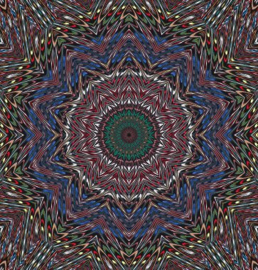 Kaleydoskop geçmişi. Çoklu renkli doku çizimi.