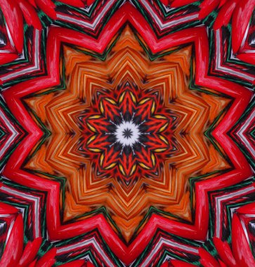 Kaleydoskop geçmişi. Çoklu renkli doku çizimi.