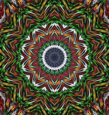 Kaleydoskop geçmişi. Çoklu renkli doku çizimi.