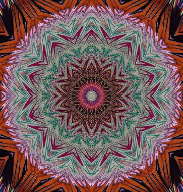 Kaleydoskop geçmişi. Çoklu renkli doku çizimi.