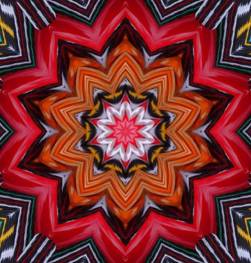 Kaleydoskop geçmişi. Çoklu renkli doku çizimi.