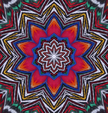 Kaleydoskop geçmişi. Çoklu renkli doku çizimi.