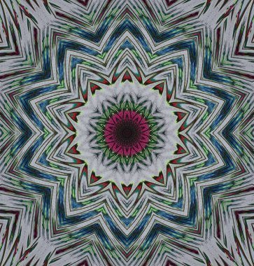 Kaleydoskop geçmişi. Çoklu renkli doku çizimi.