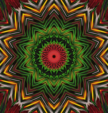 Kaleydoskop geçmişi. Çoklu renkli doku çizimi.