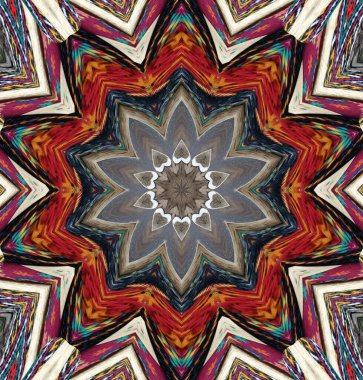 Kaleydoskop geçmişi. Çoklu renkli doku çizimi.