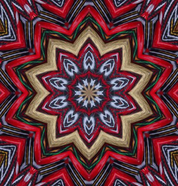 Kaleydoskop geçmişi. Çoklu renkli doku çizimi.