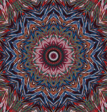 Kaleydoskop geçmişi. Çoklu renkli doku çizimi.