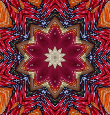 Kaleydoskop geçmişi. Çoklu renkli doku çizimi.