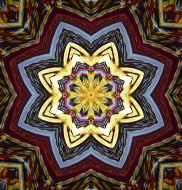 Kaleydoskop geçmişi. Çoklu renkli doku çizimi.