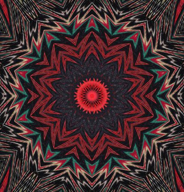 Kaleydoskop geçmişi. Çoklu renkli doku çizimi.