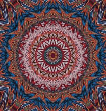 Kaleydoskop geçmişi. Çoklu renkli doku çizimi.