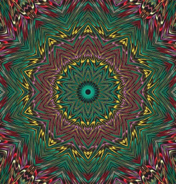 Kaleydoskop geçmişi. Çoklu renkli doku çizimi.