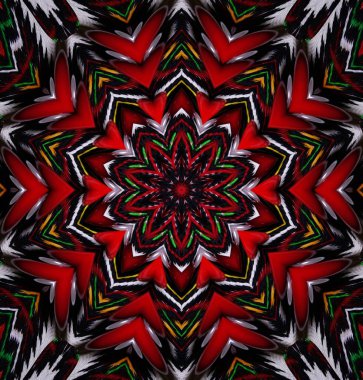 Kaleydoskop geçmişi. Çoklu renkli doku çizimi.