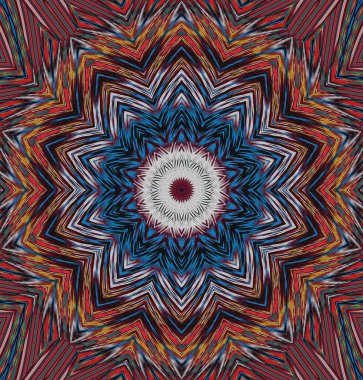 Kaleydoskop geçmişi. Çoklu renkli doku çizimi.