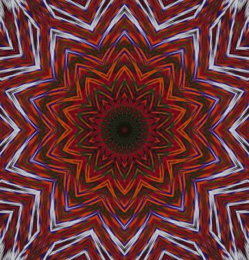 Kaleydoskop geçmişi. Çoklu renkli doku çizimi.