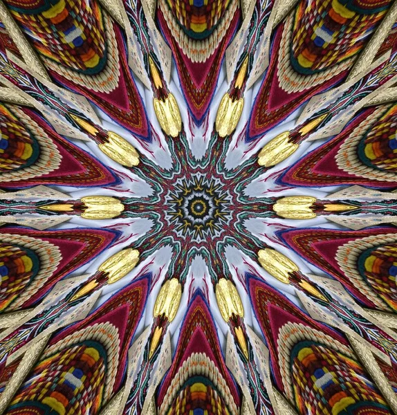 Kaleidoscope Background Multi Colored Texture Illustration — Stock Photo, Image