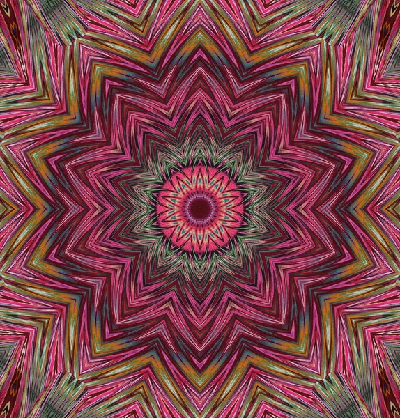 Kaleidoscope Background Multi Colored Texture Illustration — Stock Photo, Image
