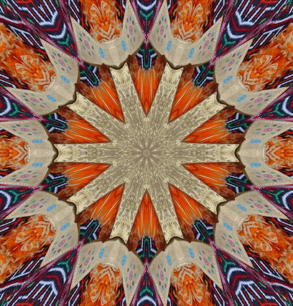 Kaleidoscoop Achtergrond Multi Gekleurde Textuur Illustratie — Stockfoto