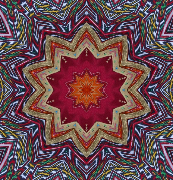 Kaleidoskop Pozadí Multibarevná Ilustrace Textury — Stock fotografie