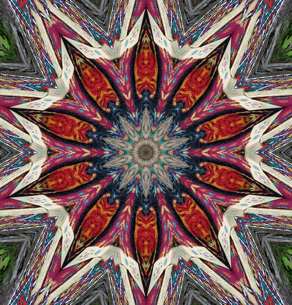 Kaleidoscope Background Multi Colored Texture Illustration — Stock Photo, Image